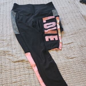 Black and Pink Leggings